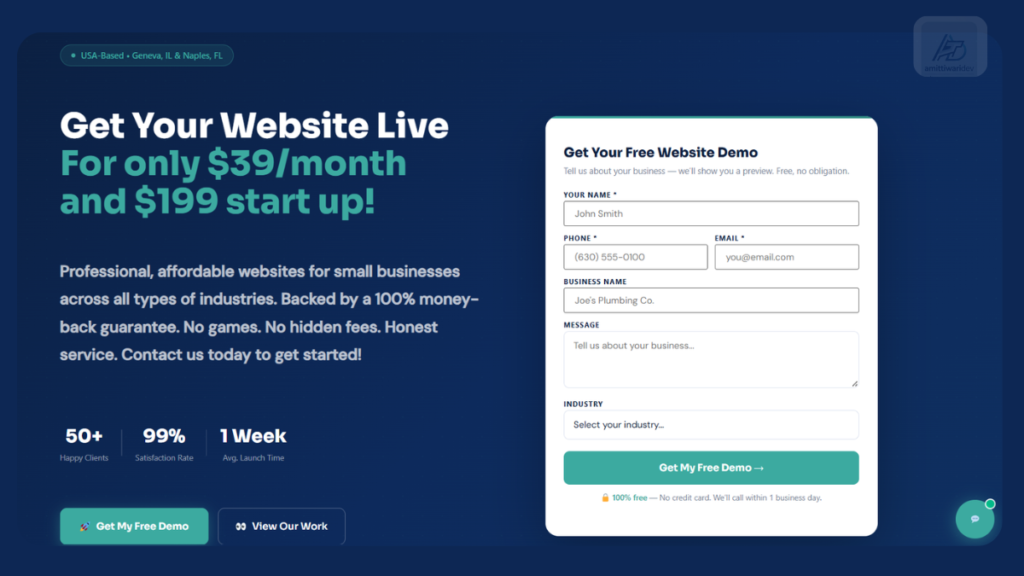 Landing Page For Google Ads