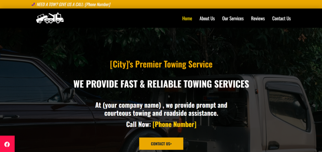 Towing Theme WordPress